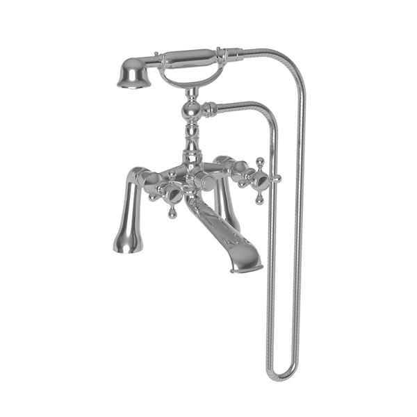 Newport Brass Exposed Tub and Hand Shower Set, 2, Deck, Matte White 1760-4272-52 - main